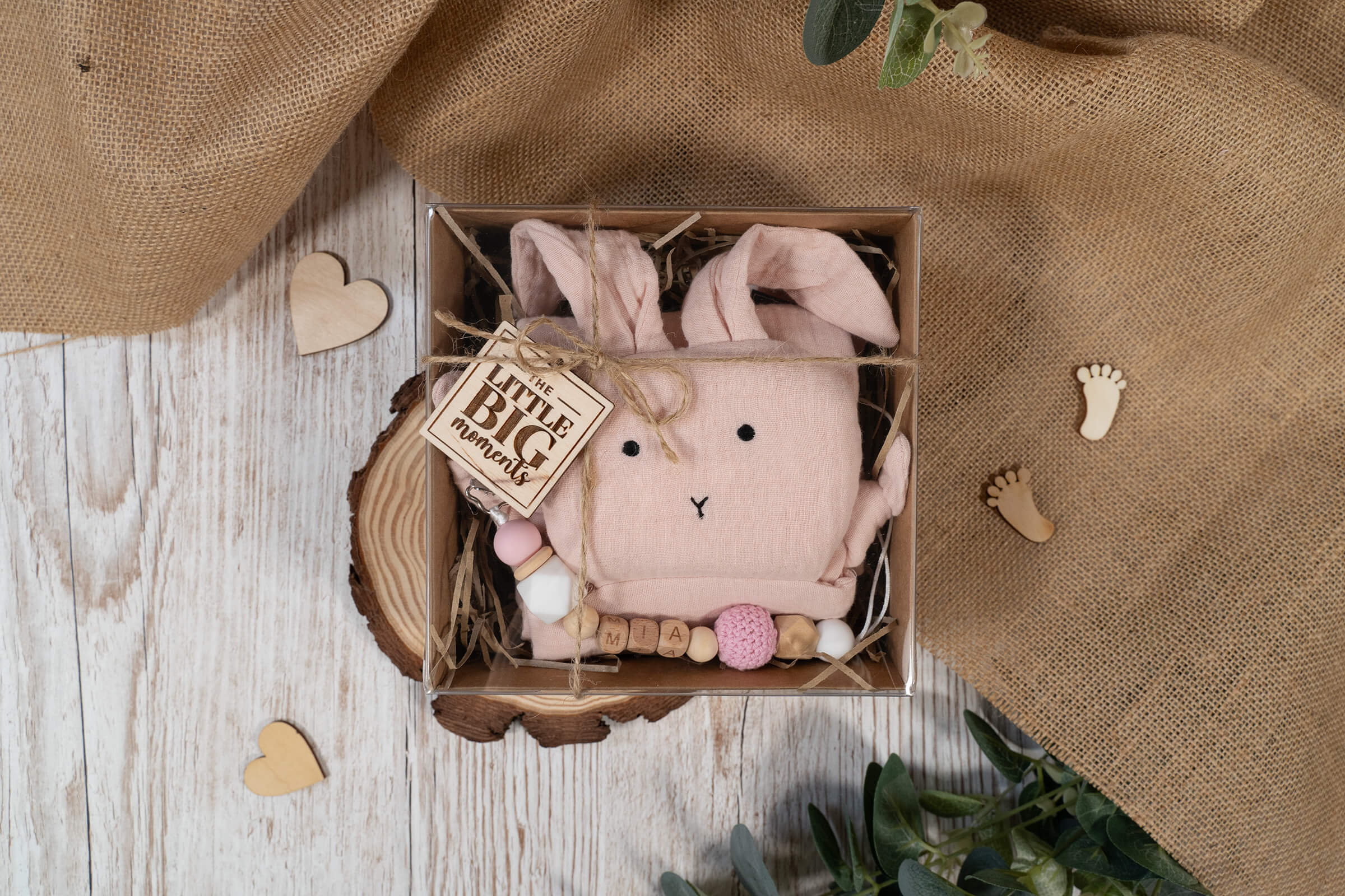Bunny Comforter Mini Gift Set - Pink