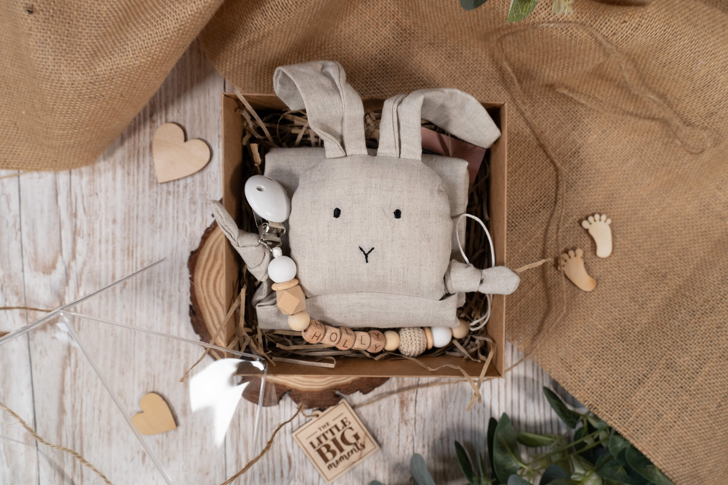 Bunny Comforter Mini Gift Set - Beige