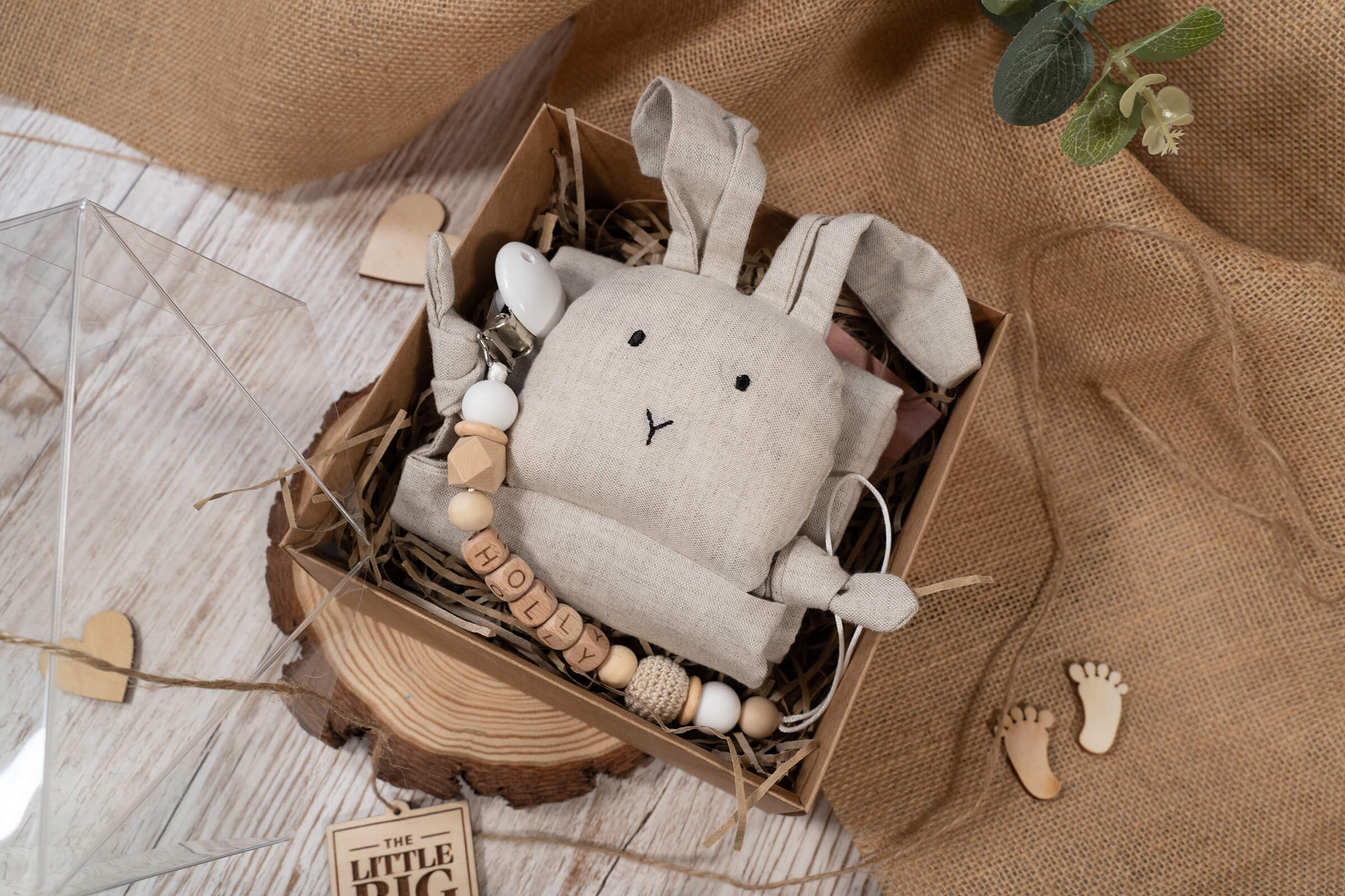 Bunny Comforter Mini Gift Set - Beige