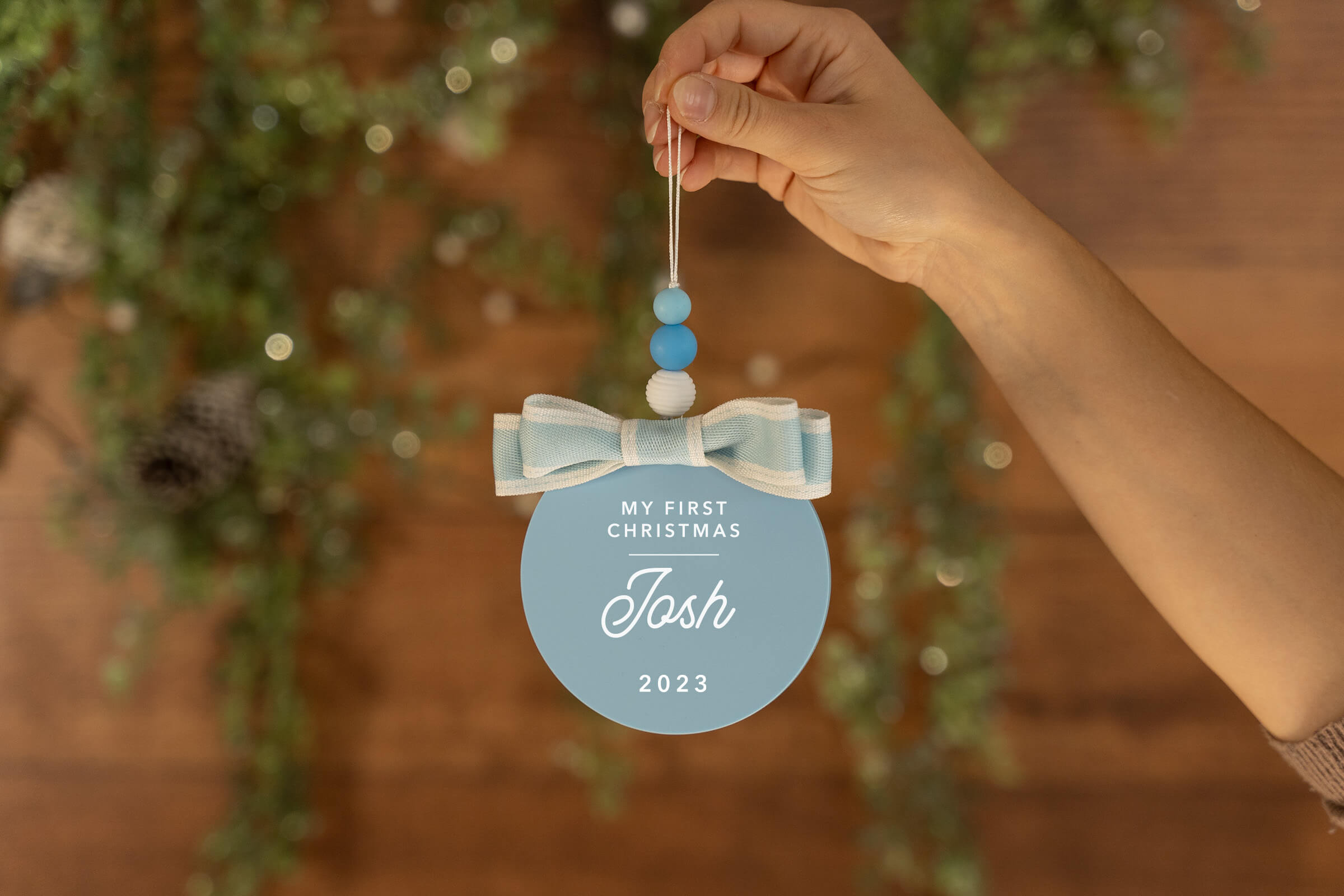 Baby's First Christmas Decoration - Blue