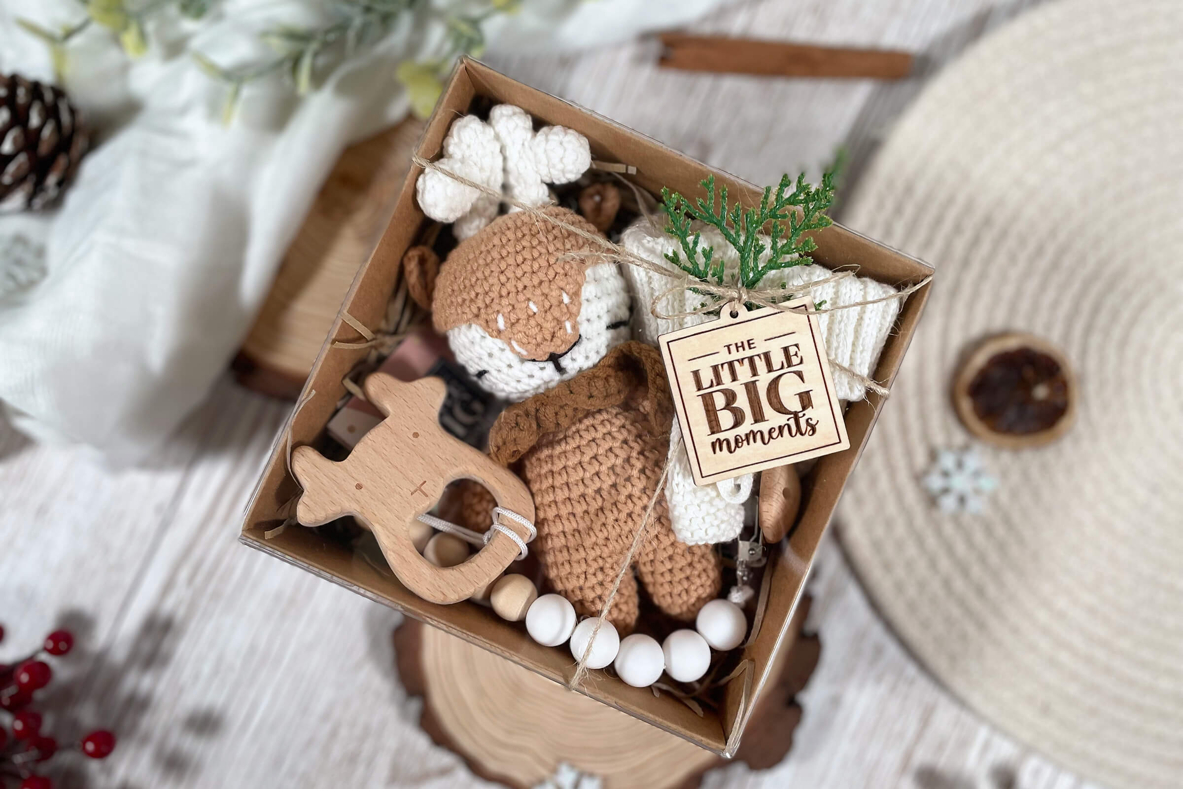 Crochet Deer Mini Gift Set