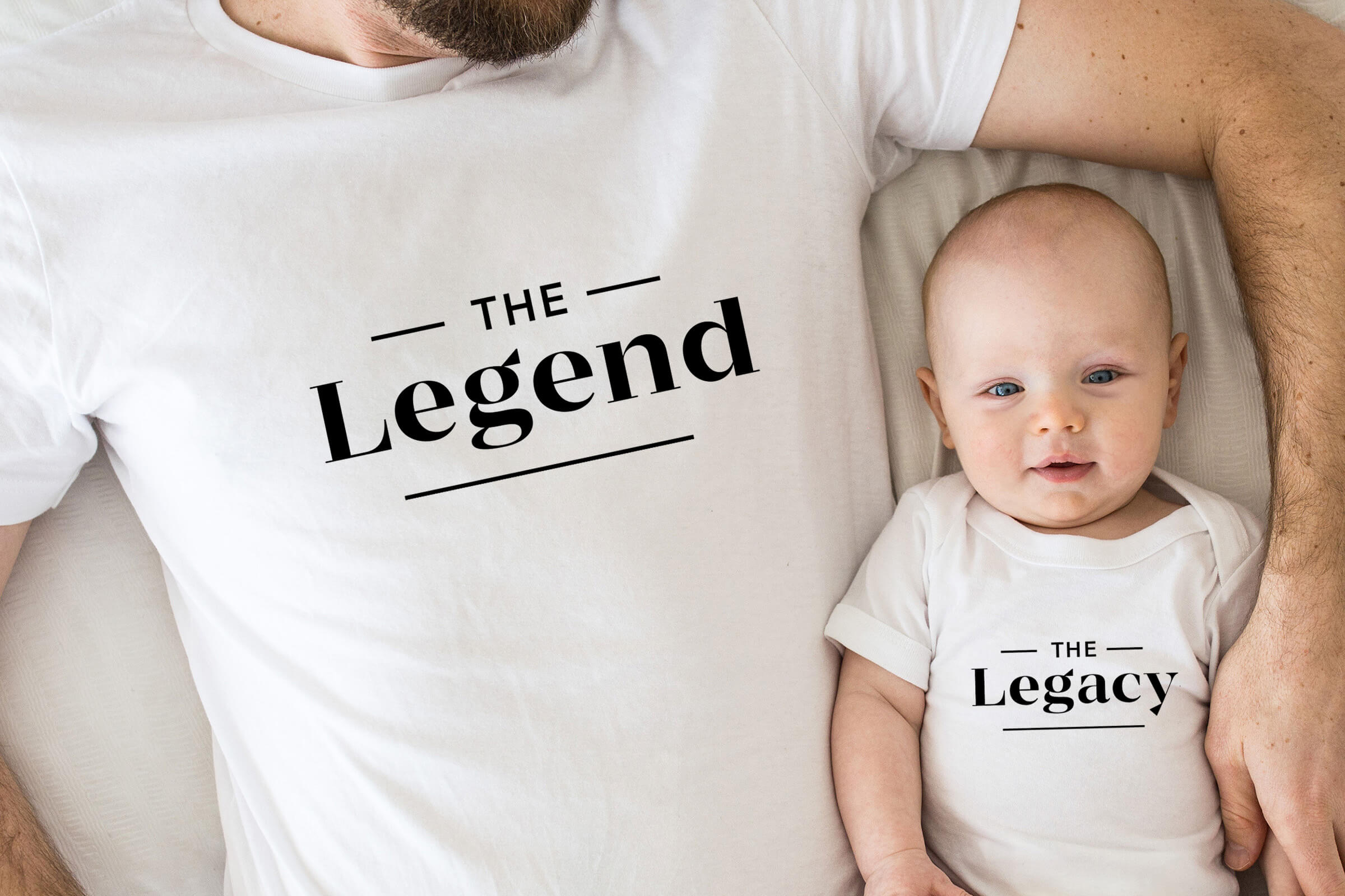 Legend & Legacy Dad & Baby Tees