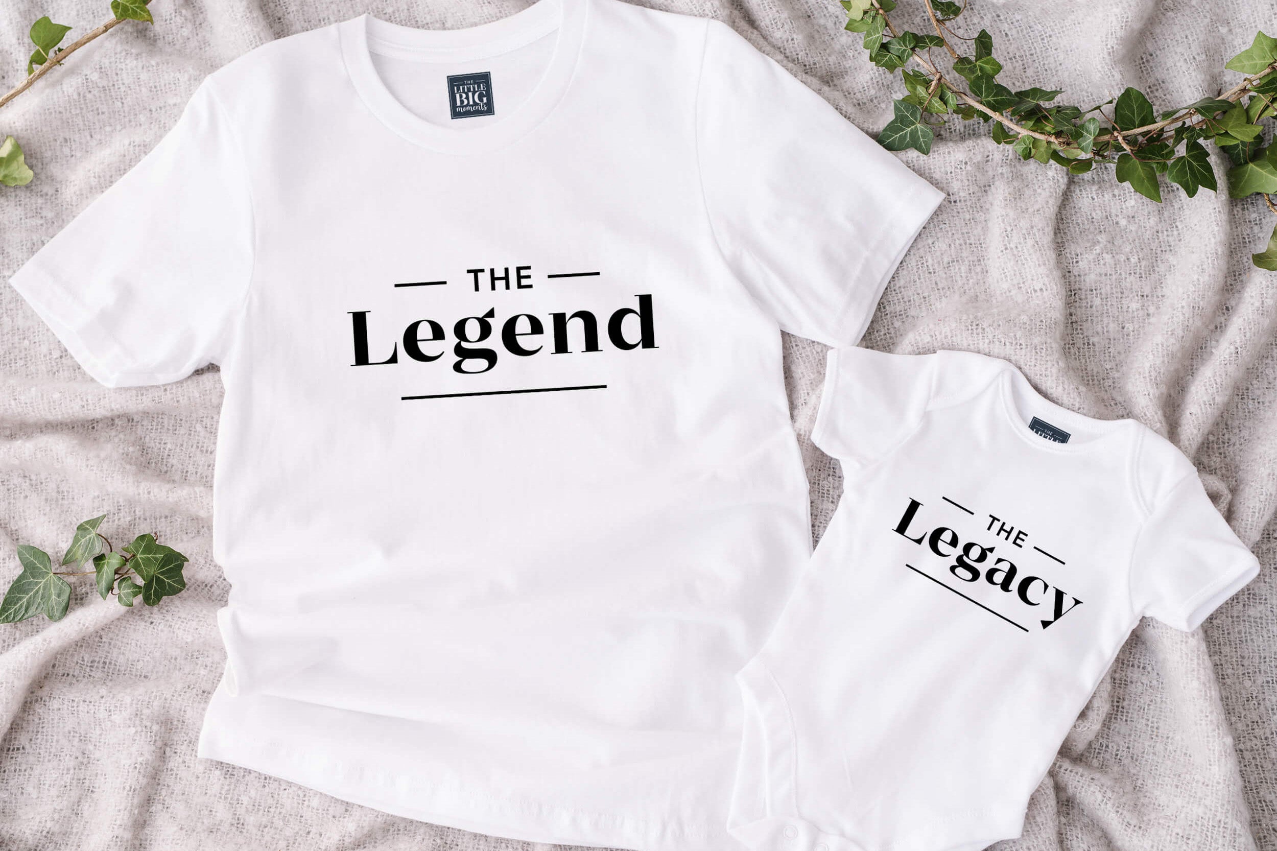 Legend & Legacy Dad & Baby Tees