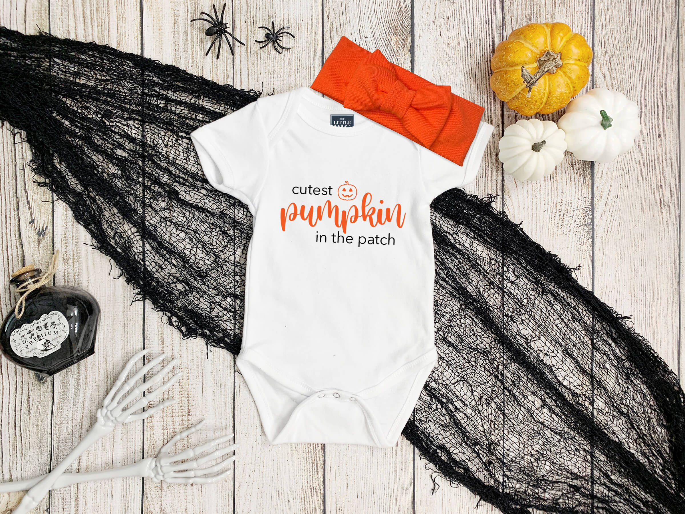 Cutest Pumpkin in the Patch - Baby Halloween Outfit
