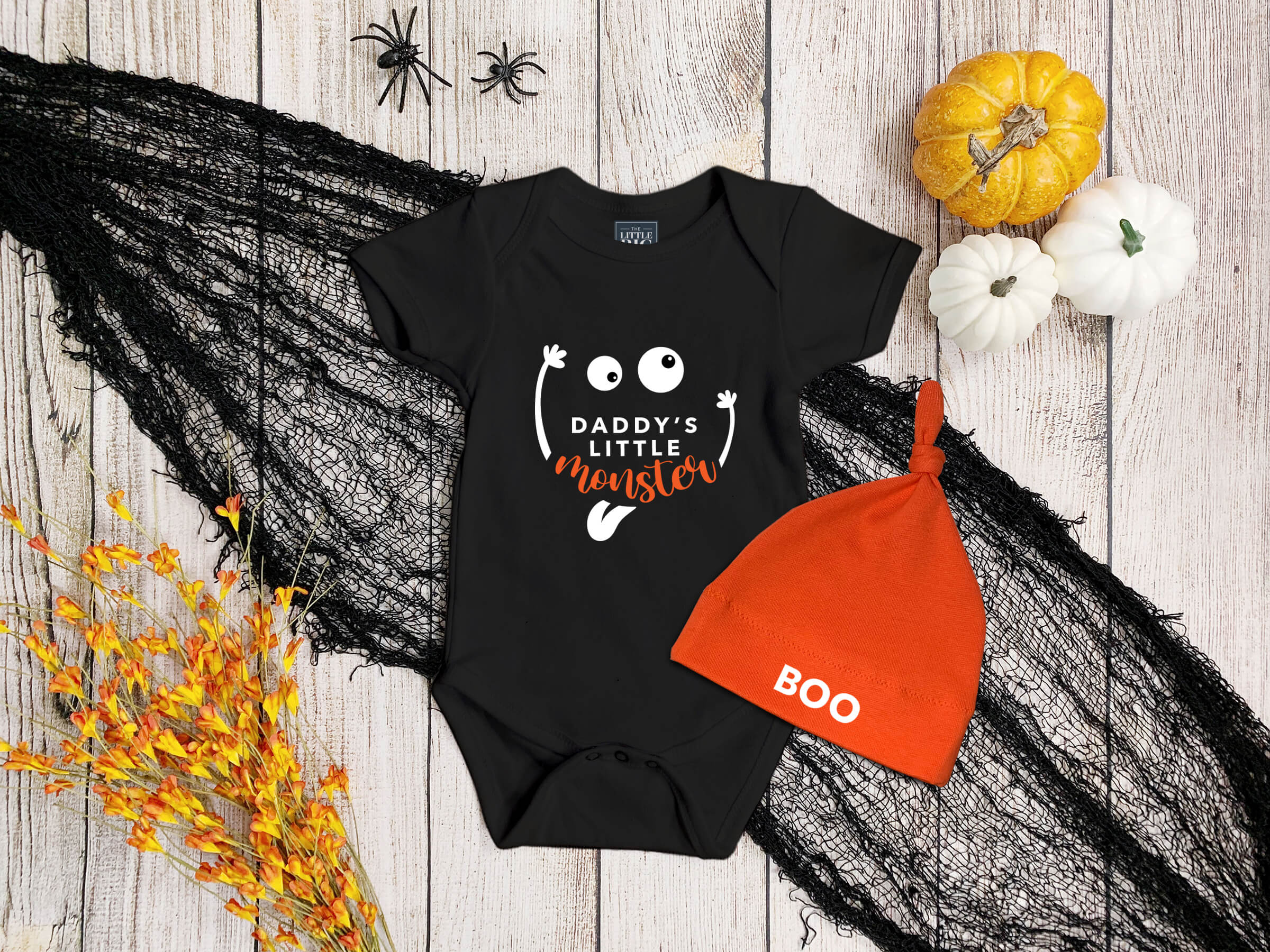 Daddy's Little Monster - Baby Halloween Outfit
