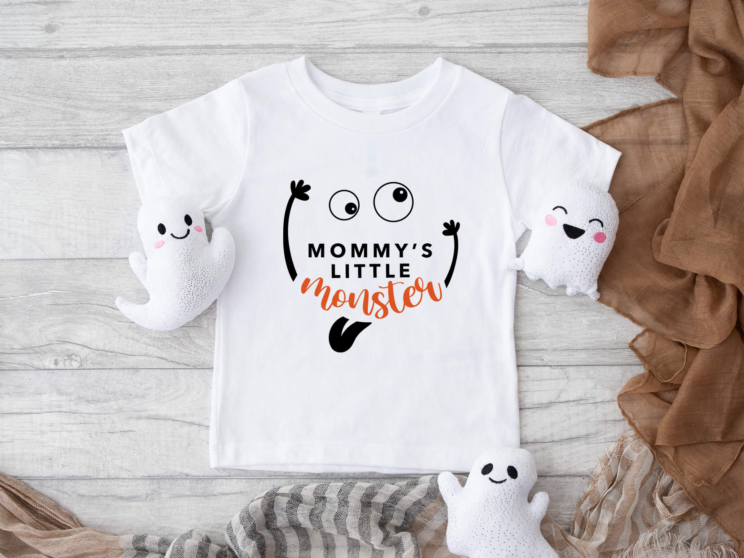 Mommy's Little Monster Kids Halloween t-shirt