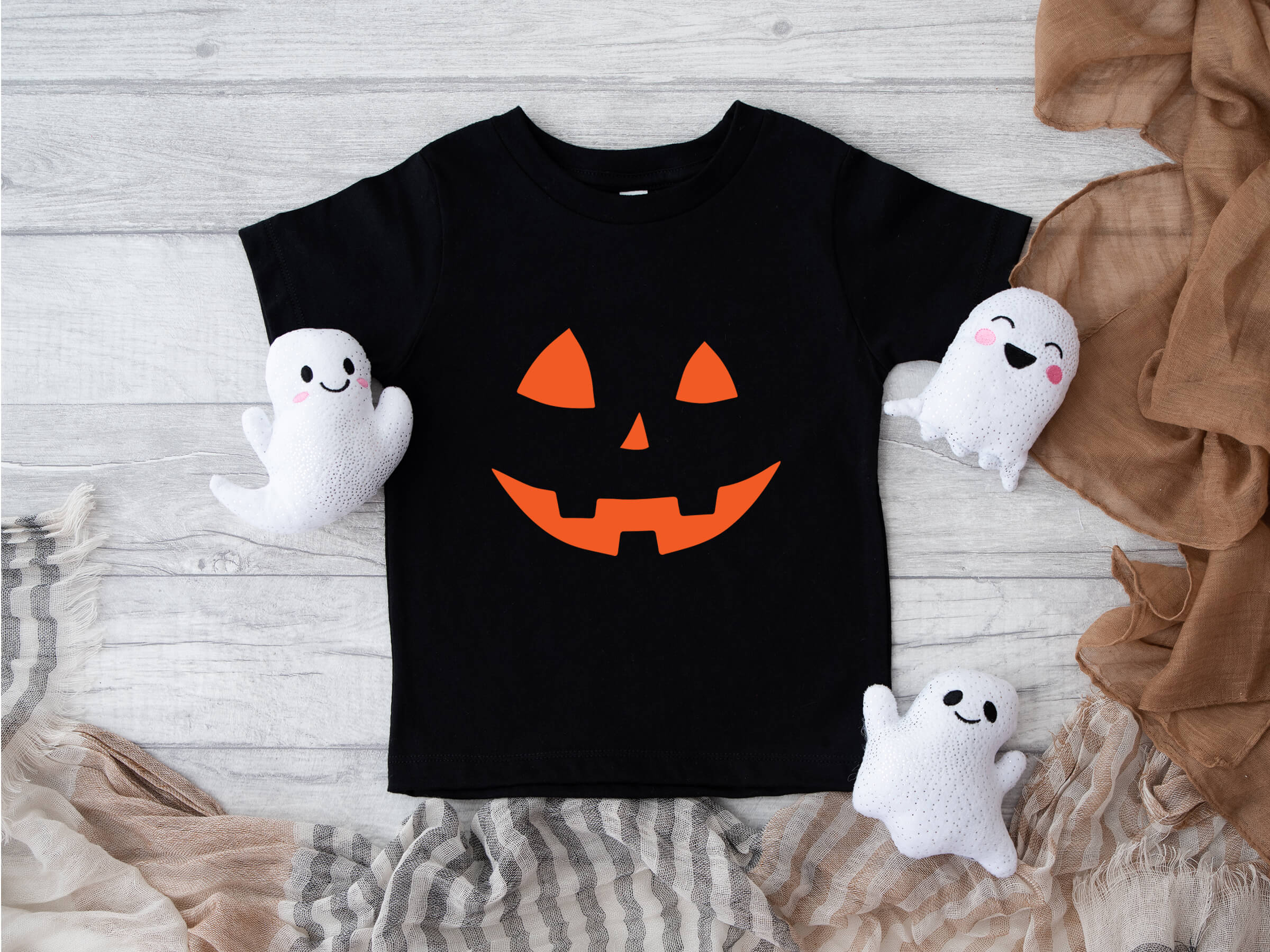 Pumpkin Face Kids Halloween t-shirt