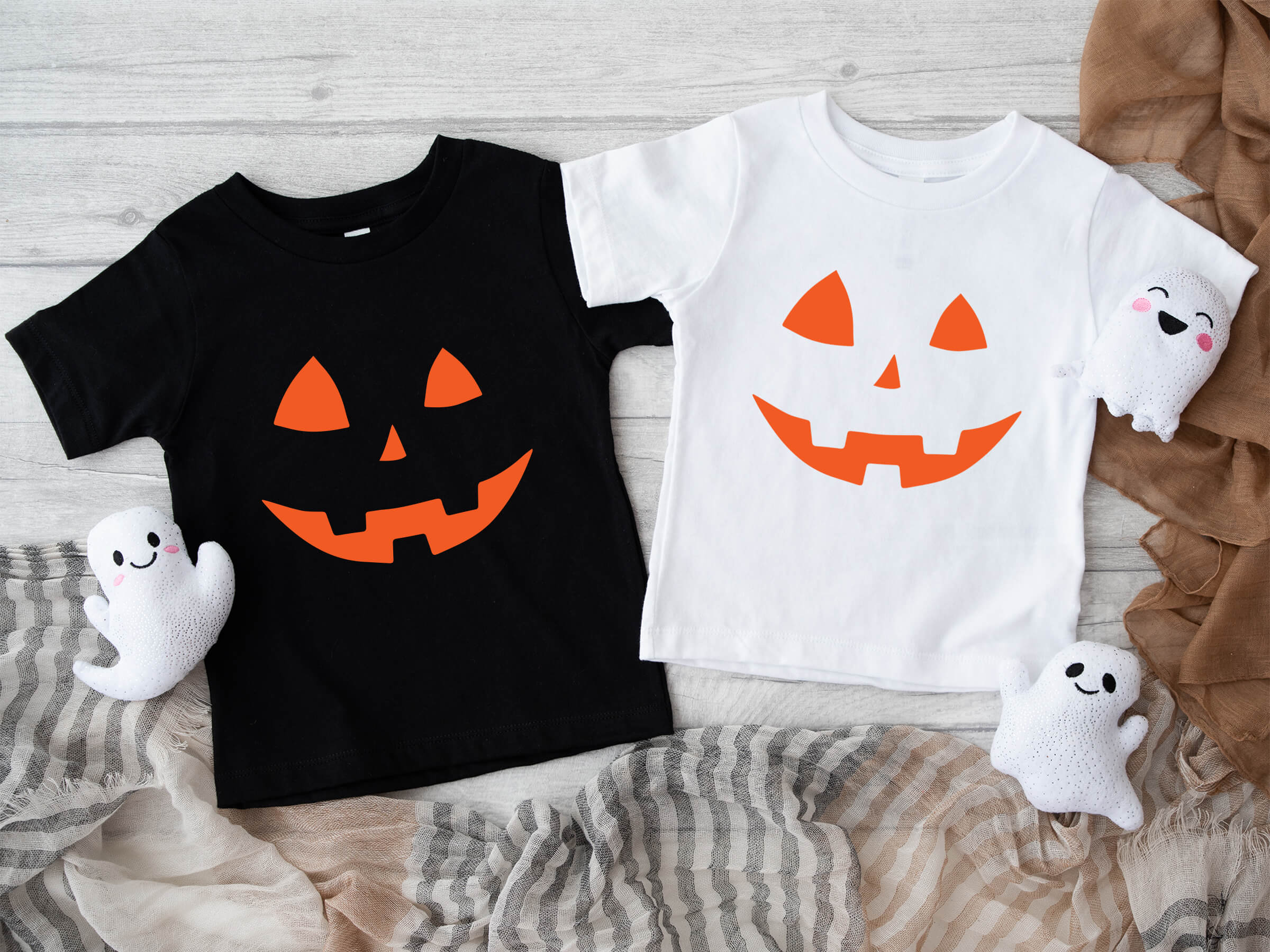 Pumpkin Face Kids Halloween t-shirt