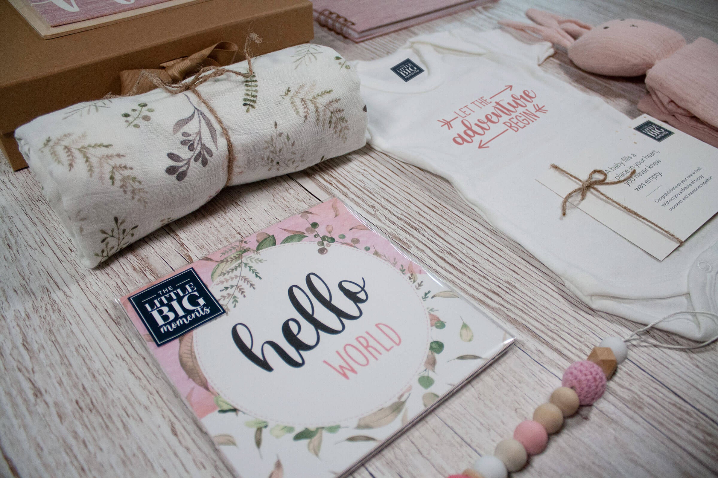 'Wild One' Premium Baby Gift Set - Pink