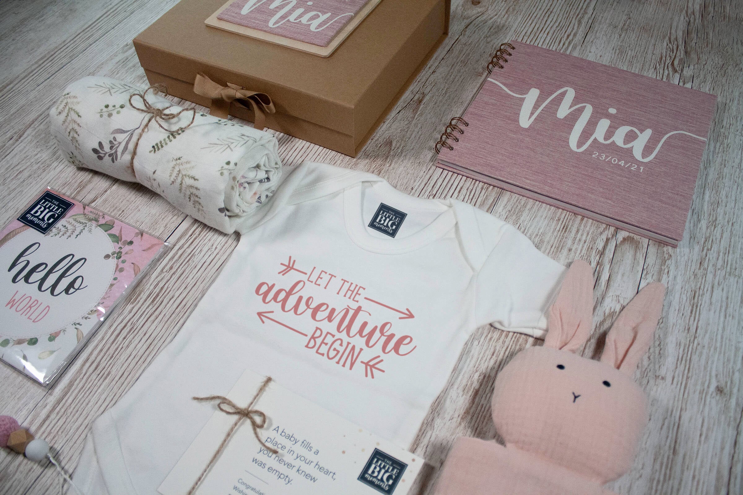 'Wild One' Premium Baby Gift Set - Pink